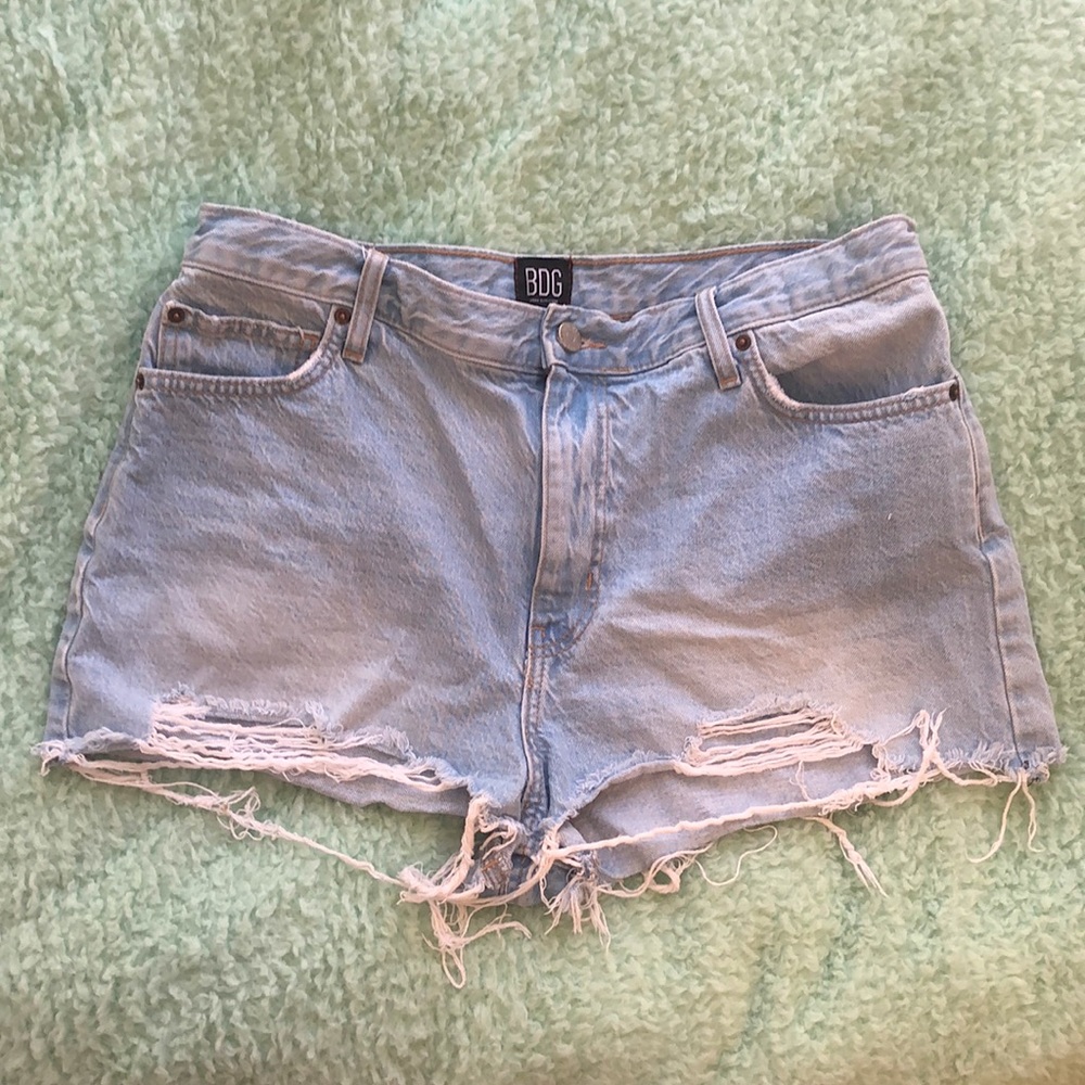Urban Outfitters Girlfriend High-Rise Denim Shorts